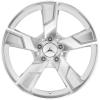 Mercedes 5 Spoke [212-18] Titanium Silver with High Sheen Wheel Img 1