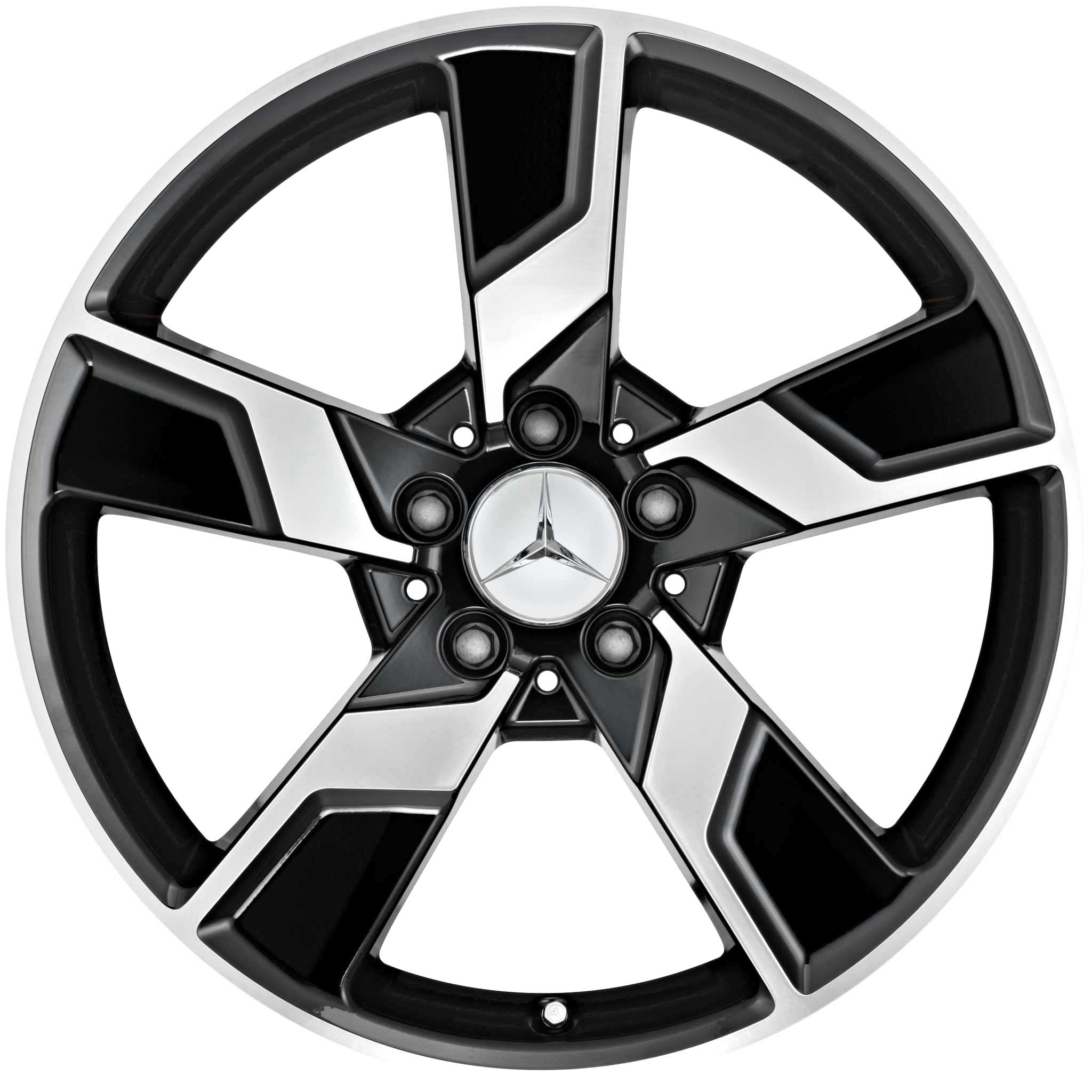 Mercedes Xentres [212-18] Gloss Black with High Sheen Alloy Wheel Product Image #1