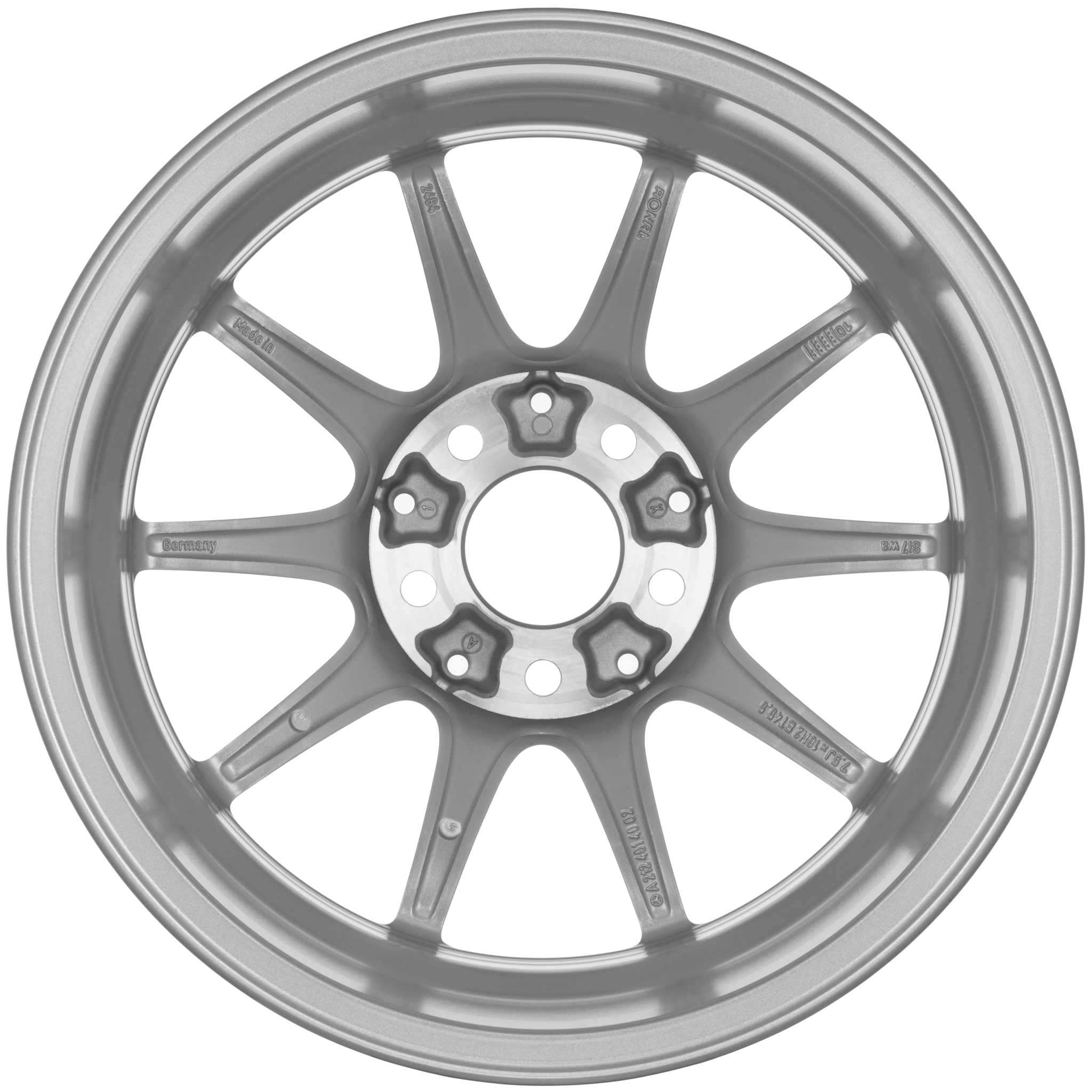 Mercedes 10 Spoke [212-16] Champion Silver Alloy Wheel Product Image #2