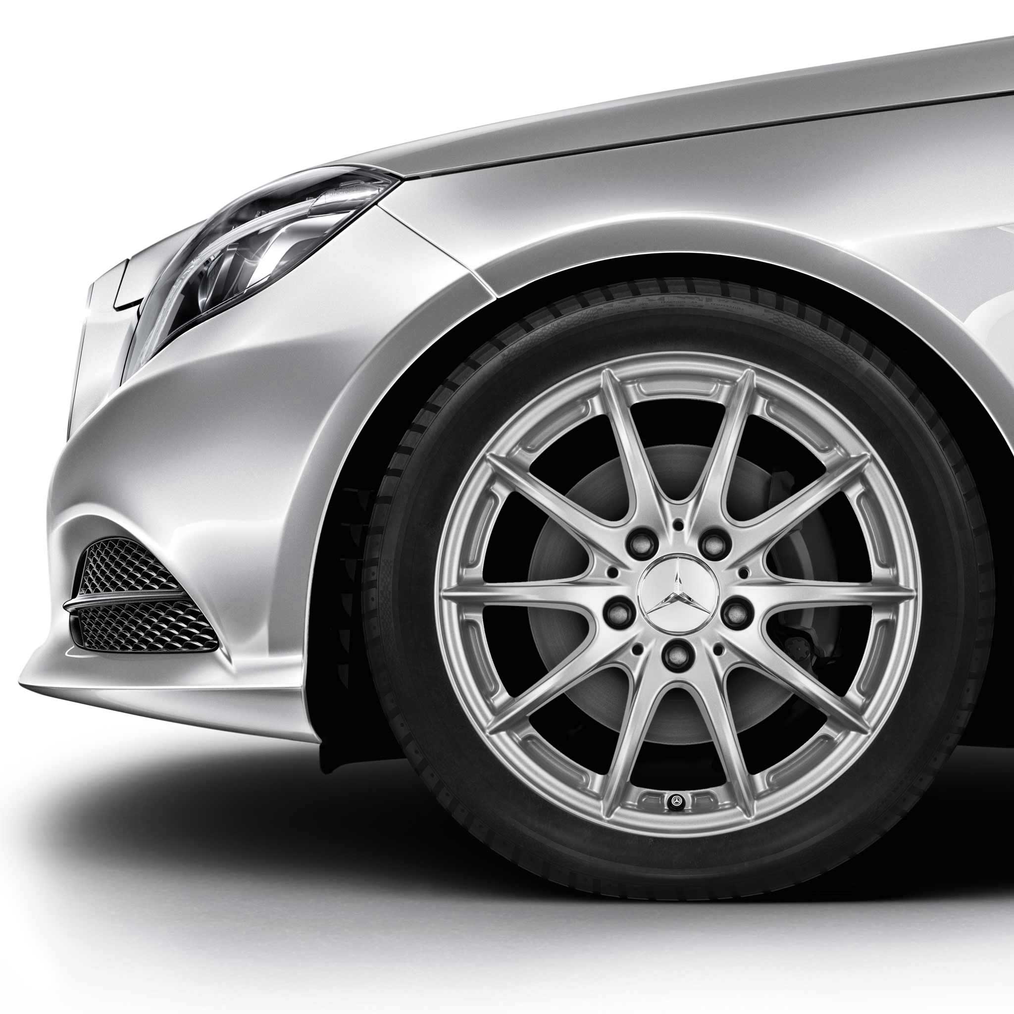 Mercedes 10 Spoke [212-16] Champion Silver Alloy Wheel Product Image #3
