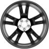 Mercedes 5 Twin Spoke [212-19] Matt Black with High Sheen Wheel Img 3