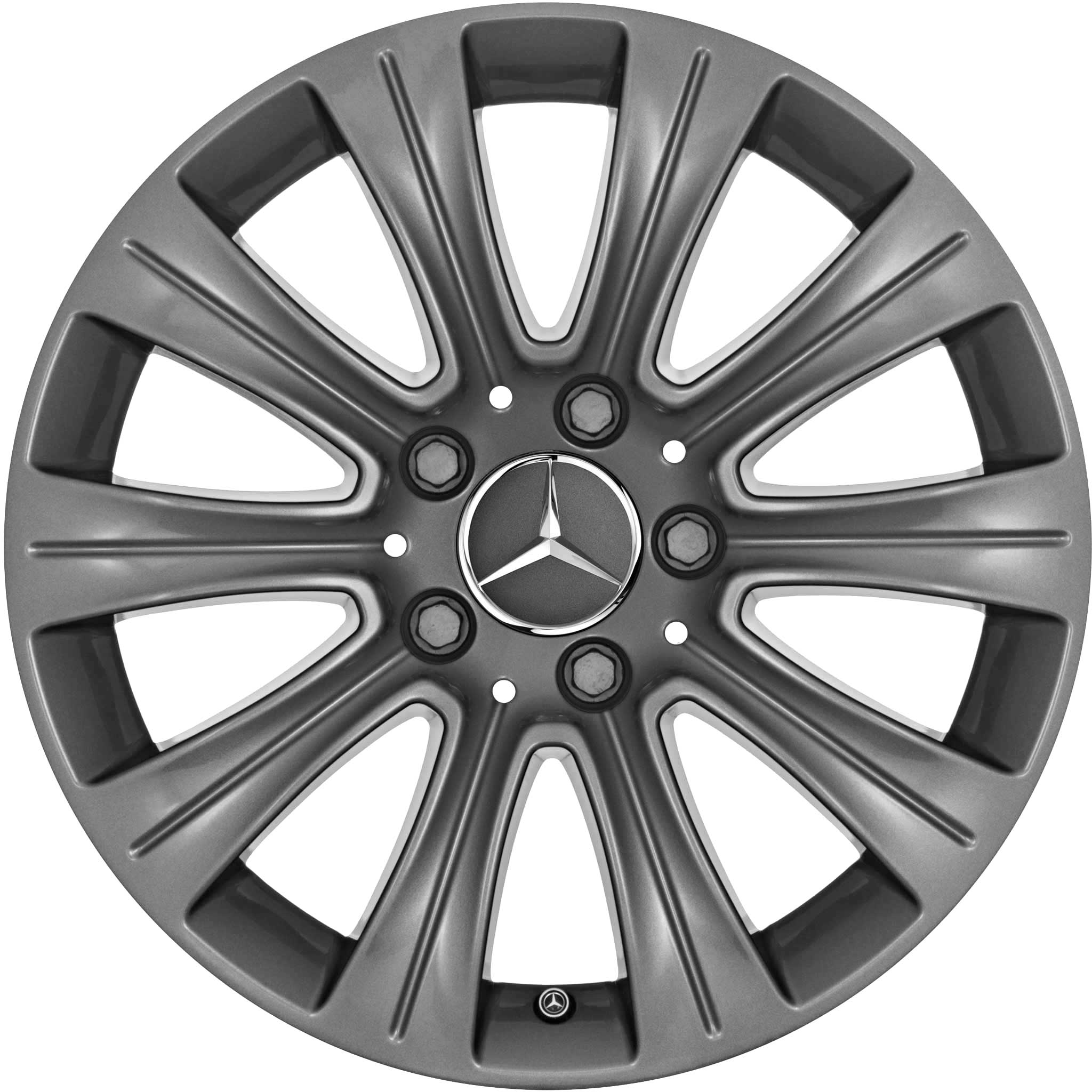 Mercedes 10 Spoke [212-16] Himalaya Grey Alloy Wheel Product Image #1