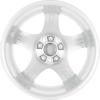 Mercedes 5 Spoke [212-17] Vanadium Silver Wheel Img 3