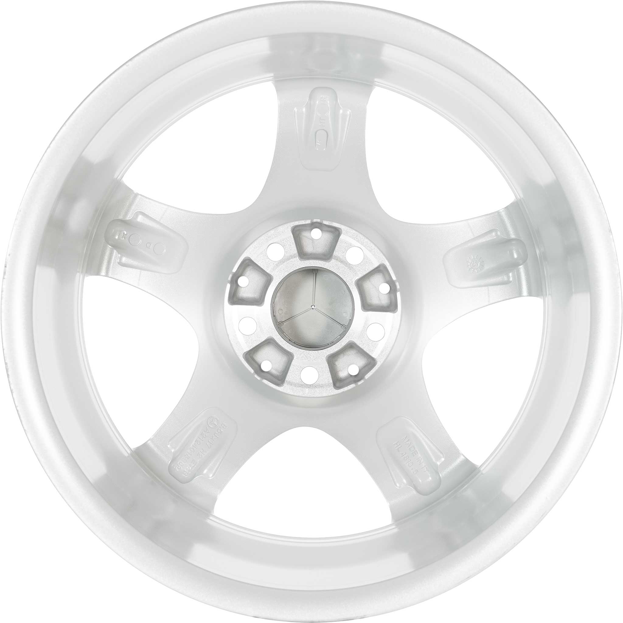 Mercedes 5 Spoke [212-17] Vanadium Silver Alloy Wheel Product Image #3