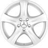 Mercedes 5 Spoke [212-17] Vanadium Silver Wheel Img 1