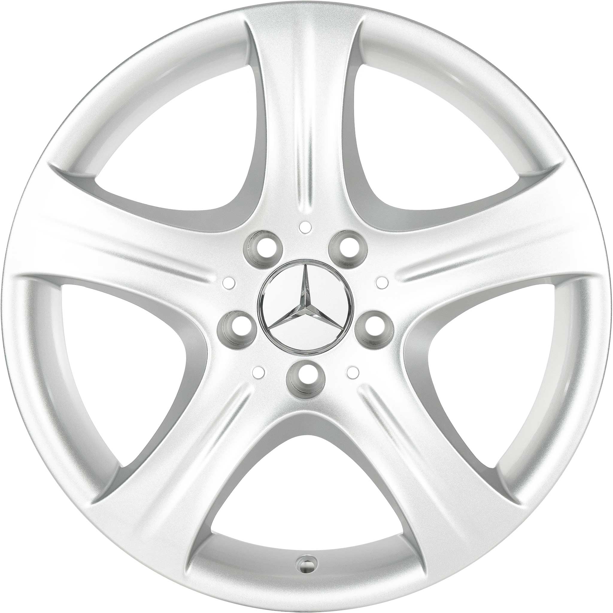 Mercedes 5 Spoke [212-17] Vanadium Silver Alloy Wheel Product Image #1