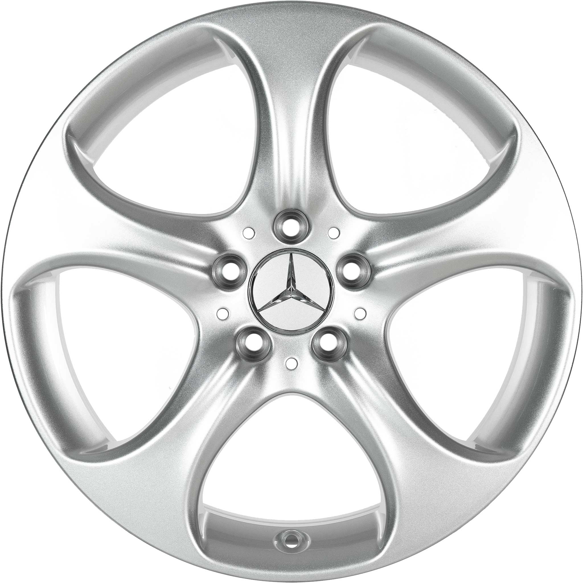 Mercedes 5 Spoke [212-18] Vanadium Silver Alloy Wheel Product Image #1