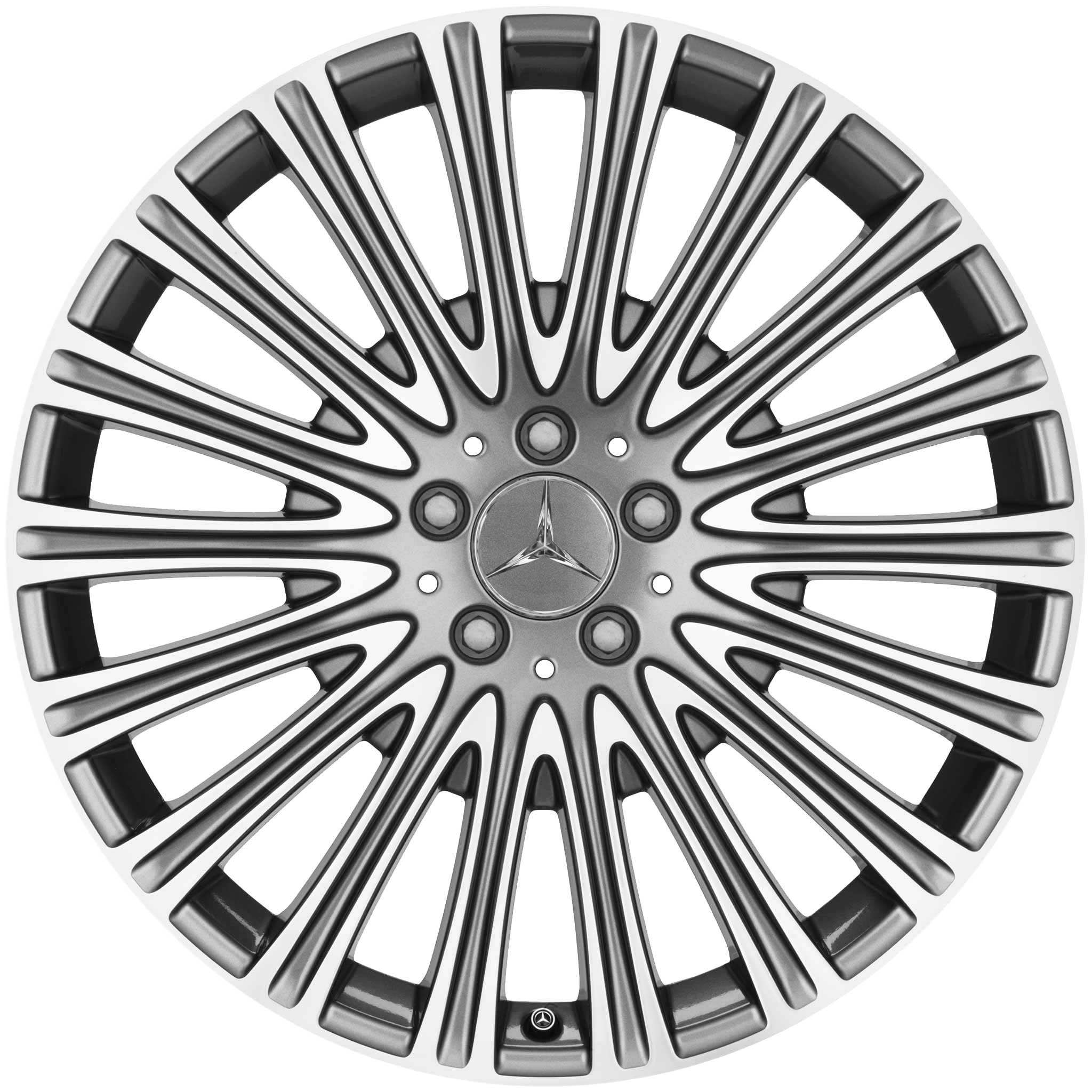 Mercedes Multispoke [213-20] Himalaya Grey with High Sheen Alloy Wheel Product Image #1