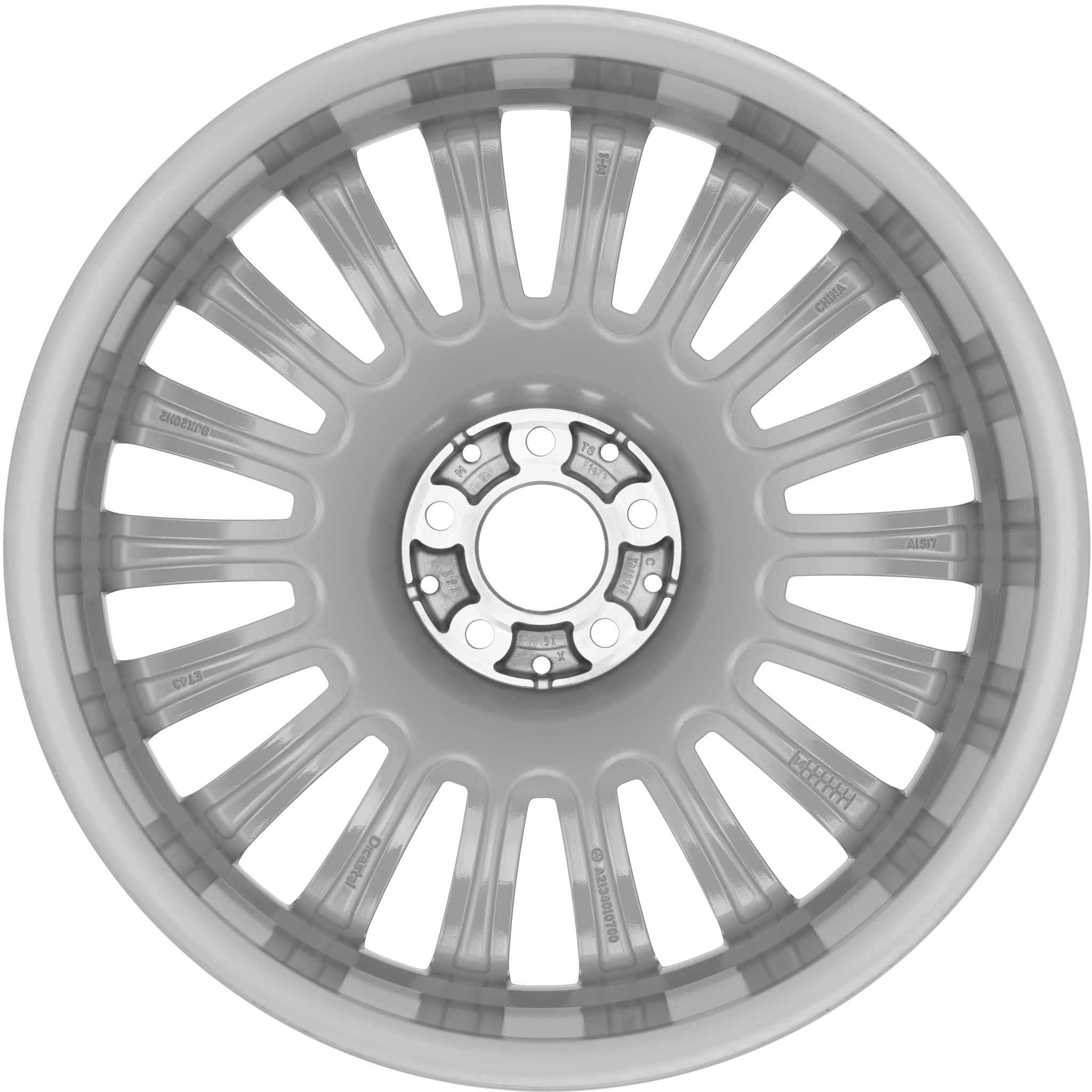 Mercedes Multispoke [213-20] Himalaya Grey with High Sheen Alloy Wheel Product Image #3