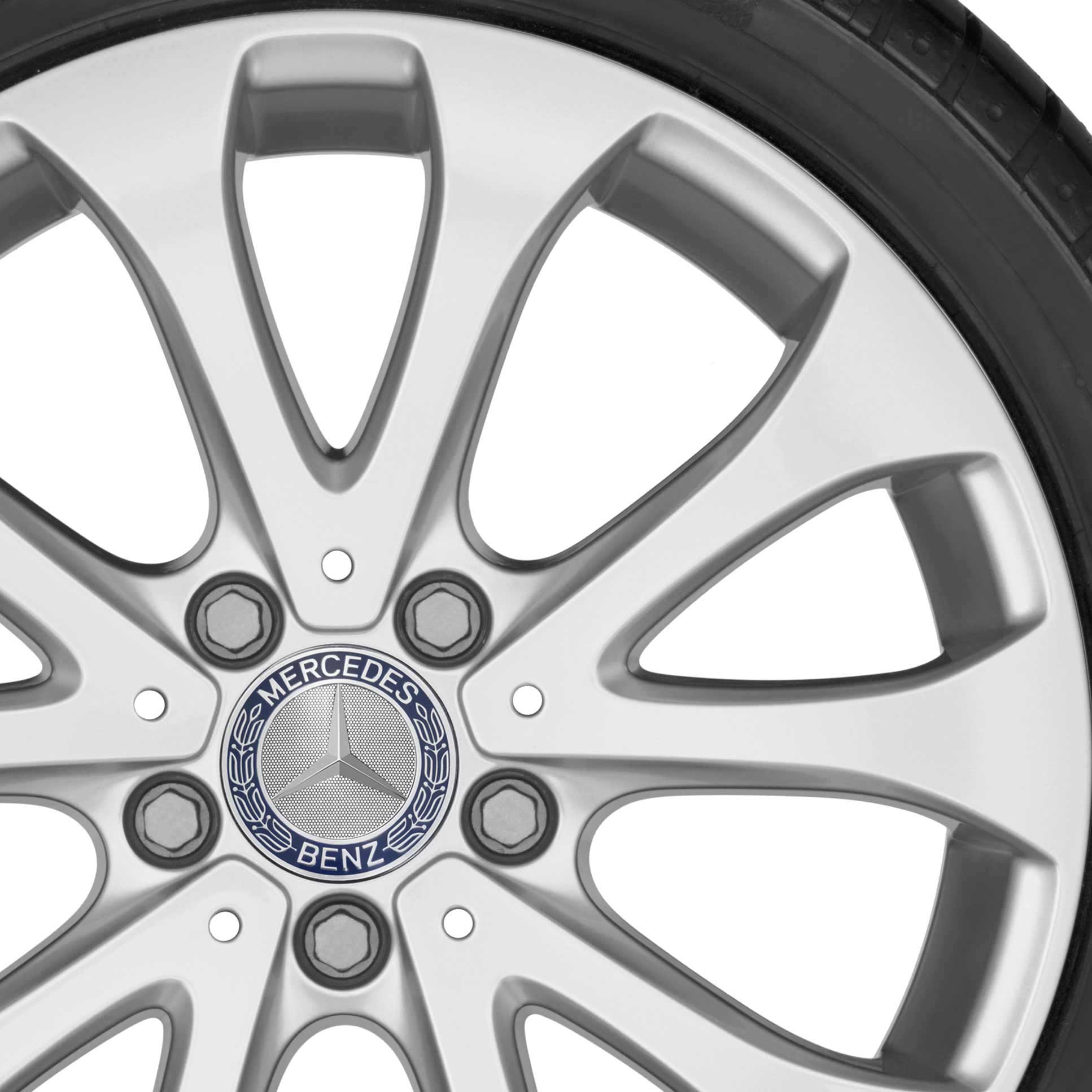 Mercedes 10 Spoke [213-17] Vanadium Silver Alloy Wheel Product Image #2
