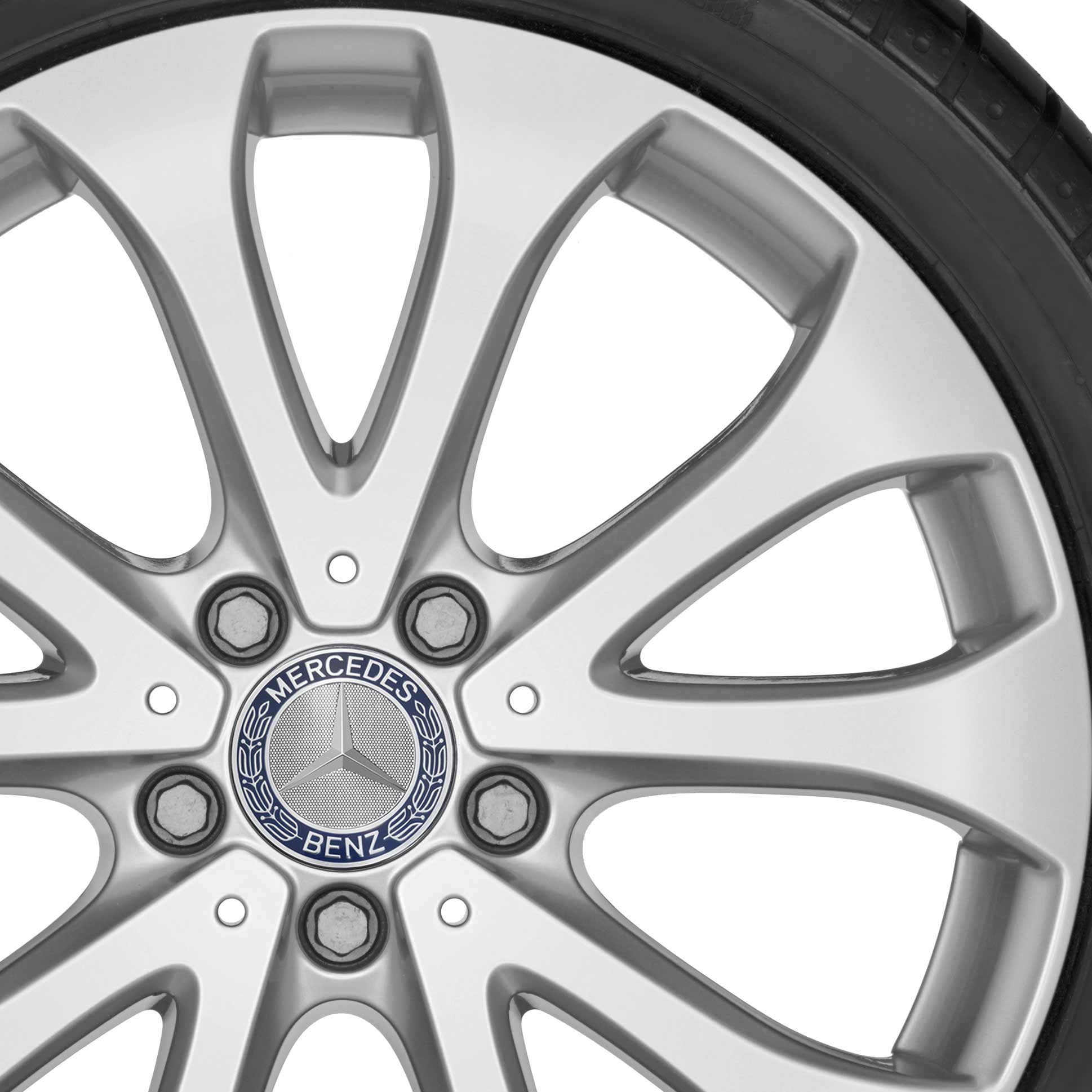 Mercedes 10 Spoke [213-18] Vanadium Silver Alloy Wheel Product Image #2