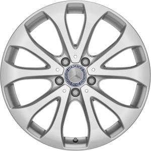 18" Mercedes 10 Spoke [213-18] Vanadium Silver alloy wheel