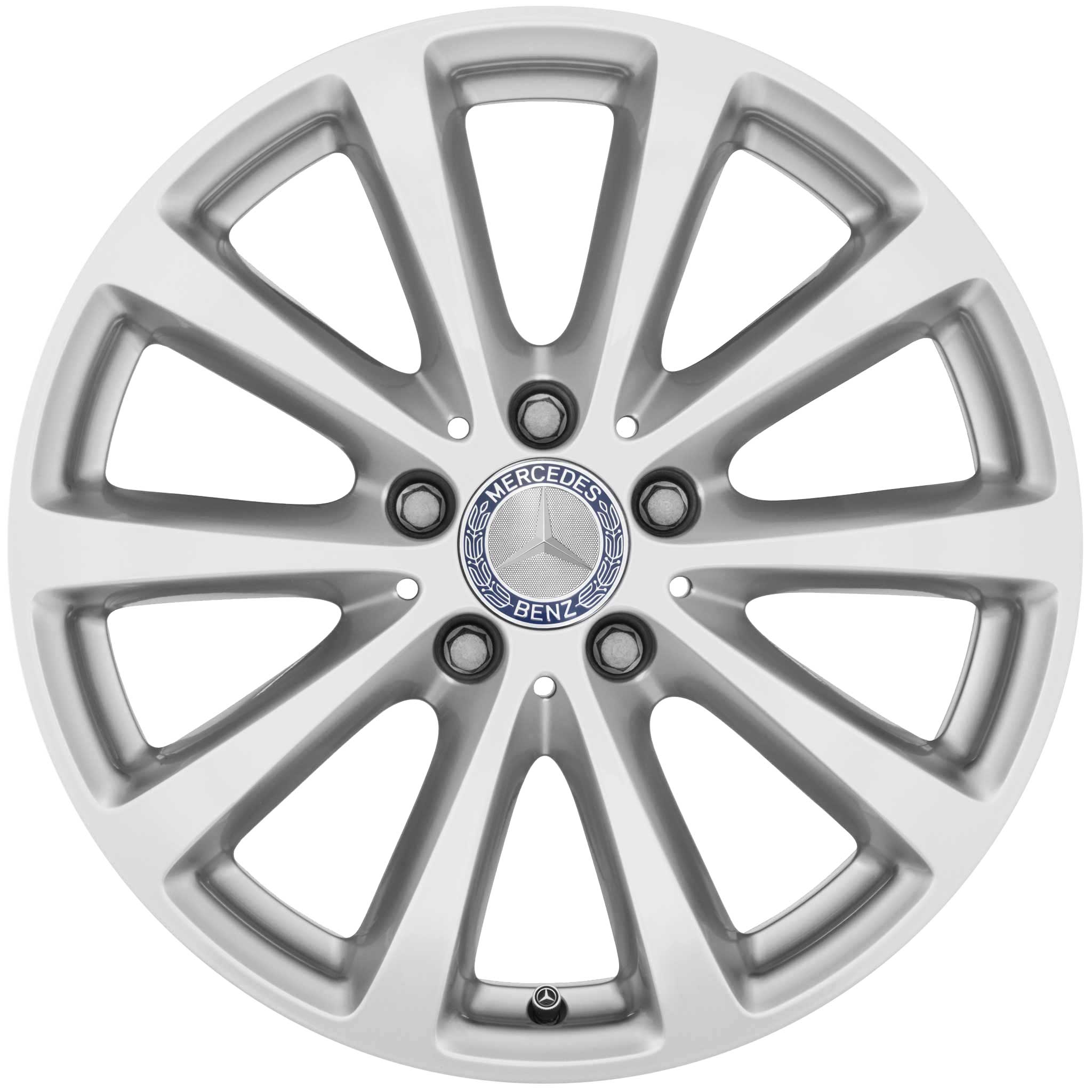 Mercedes Multispoke [213-17] Vanadium Silver Alloy Wheel Product Image #1