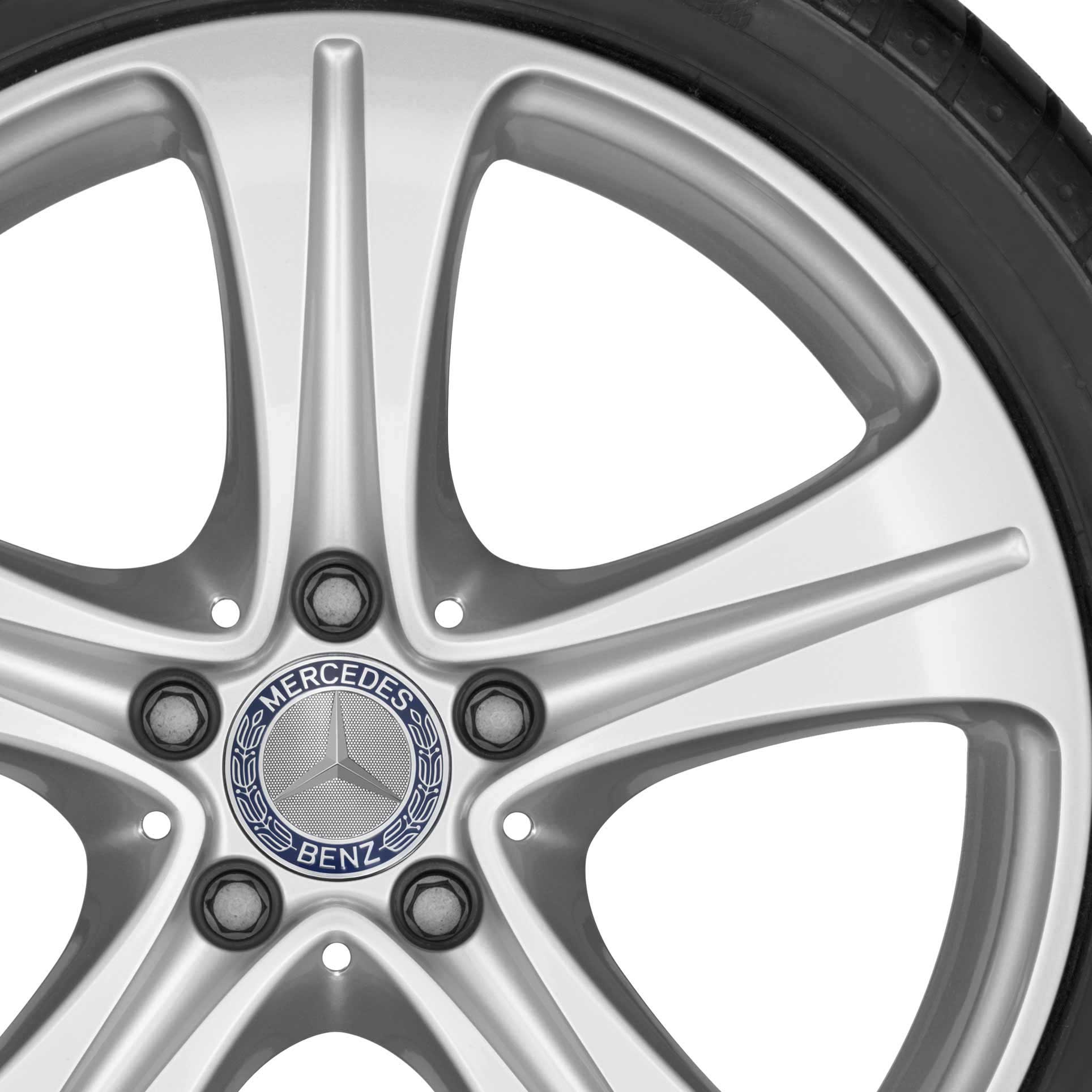 Mercedes 5 Spoke [213-18] Vanadium Silver Alloy Wheel Product Image #2