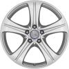 Mercedes 5 Spoke [213-18] Vanadium Silver Wheel Img 1