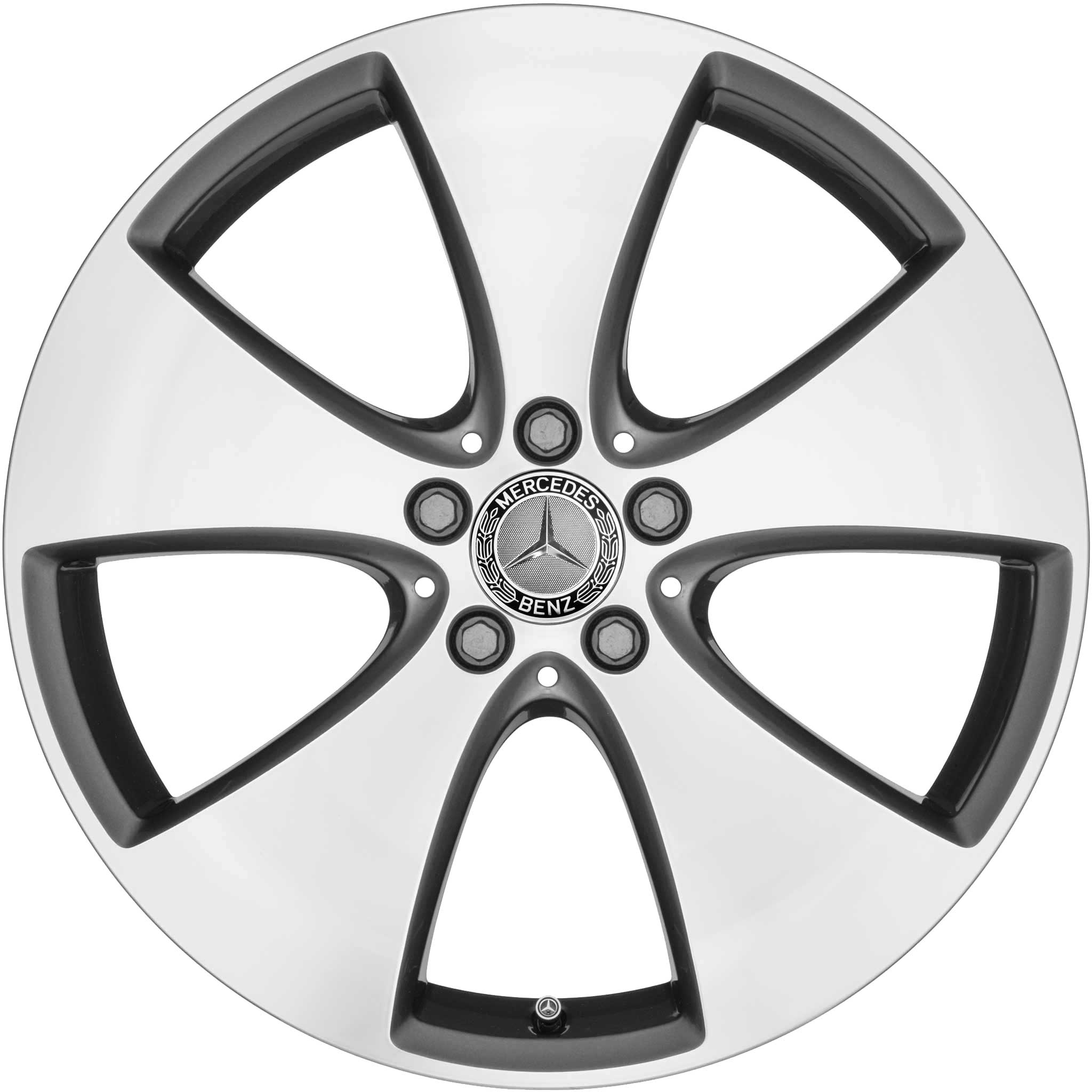 Mercedes 5 Spoke [213-19] Tremolite Metallic with High Sheen Alloy Wheel Product Image #1