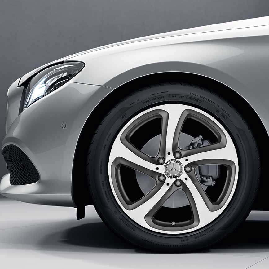 Mercedes 5 Spoke [213-18] Tremolite Metallic with High Sheen Alloy Wheel Product Image #3