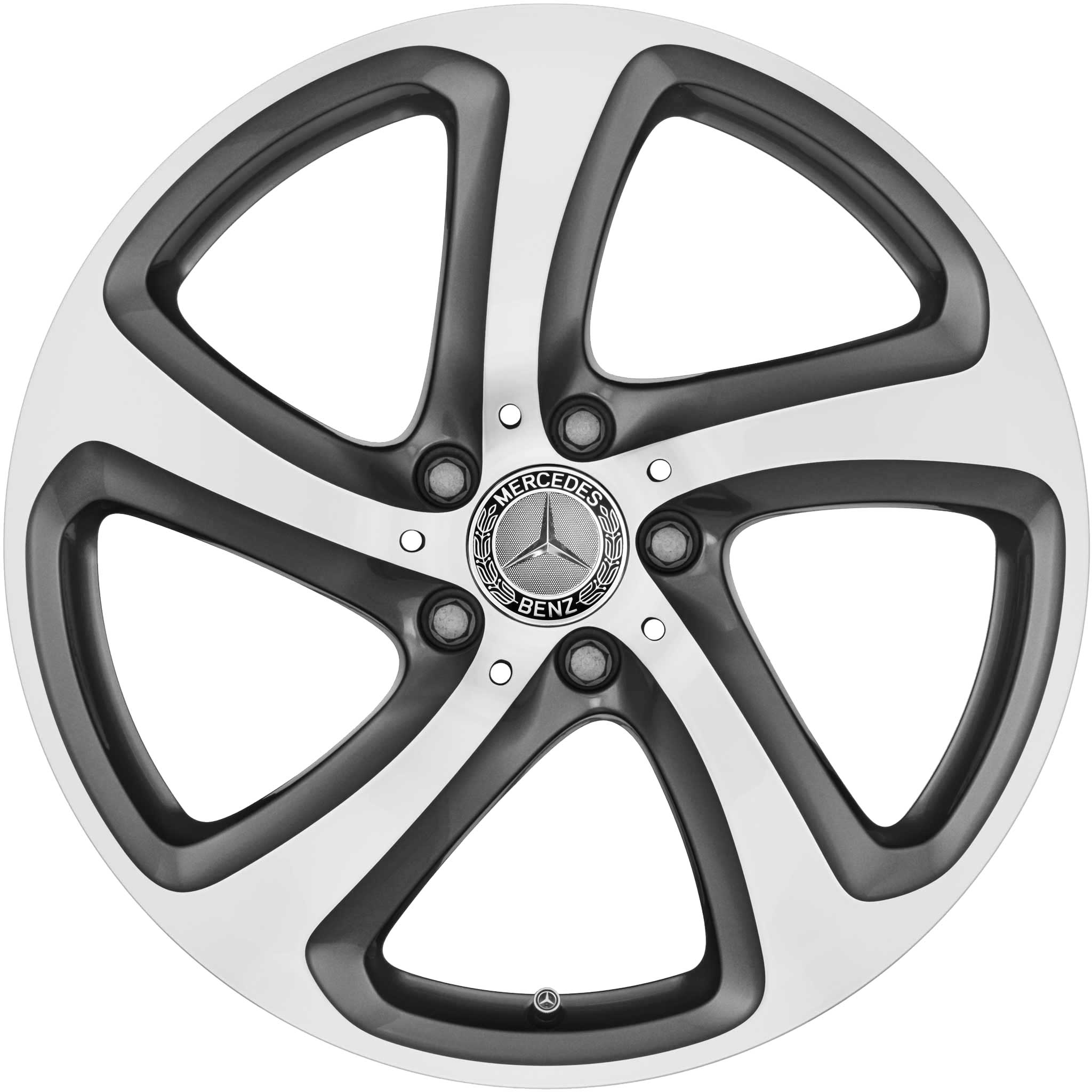 Mercedes 5 Spoke [213-18] Tremolite Metallic with High Sheen Alloy Wheel Product Image #1