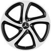 Mercedes 5 Spoke [213-18] Gloss Black with High Sheen Wheel Img 1