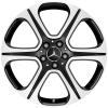 Mercedes 6 Spoke [213-19] Gloss Black with High Sheen Wheel Img 1