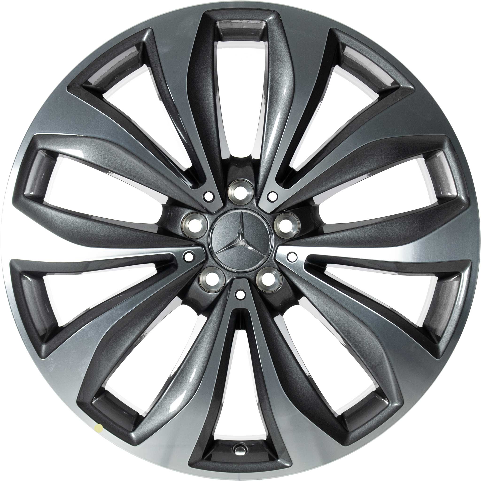 Mercedes 5 Twin Spoke [213-20] Tremolite Metallic with High Sheen Alloy Wheel Product Image #1
