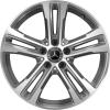 Mercedes 5 Double Spoke [213-18] Tremolite Metallic with High Sheen Wheel Img 1