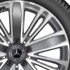 Mercedes 10 Double Spoke [213-18] Tremolite Metallic with High Sheen Wheel Img 2