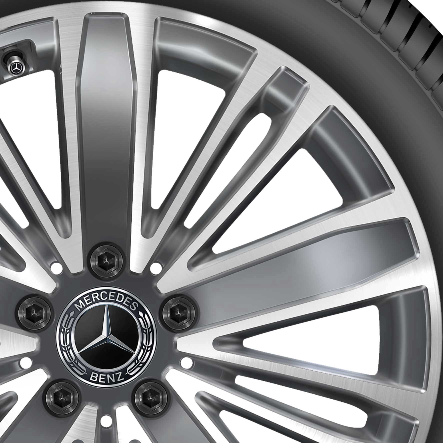 Mercedes 10 Double Spoke [213-18] Tremolite Metallic with High Sheen Alloy Wheel Product Image #2