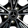Mercedes 5 Spoke [214-18] Gloss Back with High Sheen Wheel Img 4