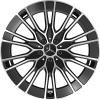 Mercedes 10 Twin Spoke [214-20] Gloss Back with High Sheen Wheel Img 1