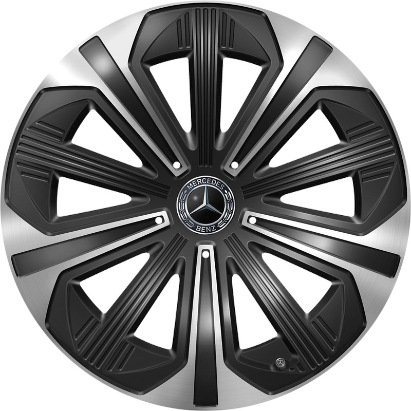 Mercedes 5 Spoke [214-19] Gloss Back with High Sheen Alloy Wheel Product Image #1