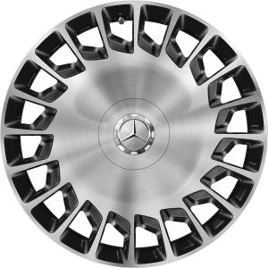 Mercedes Multispoke [217-20] Gloss Black with High Sheen (Forged) Alloy Wheel for Mercedes S-Class X222 - Sizes 20in