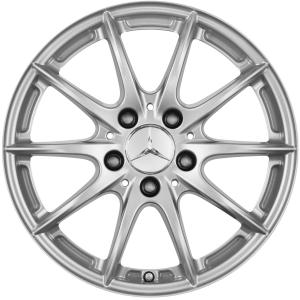 Mercedes 10 Spoke [218-17] Titanium Silver Alloy Wheel for Mercedes CLS C218 - Sizes 17in