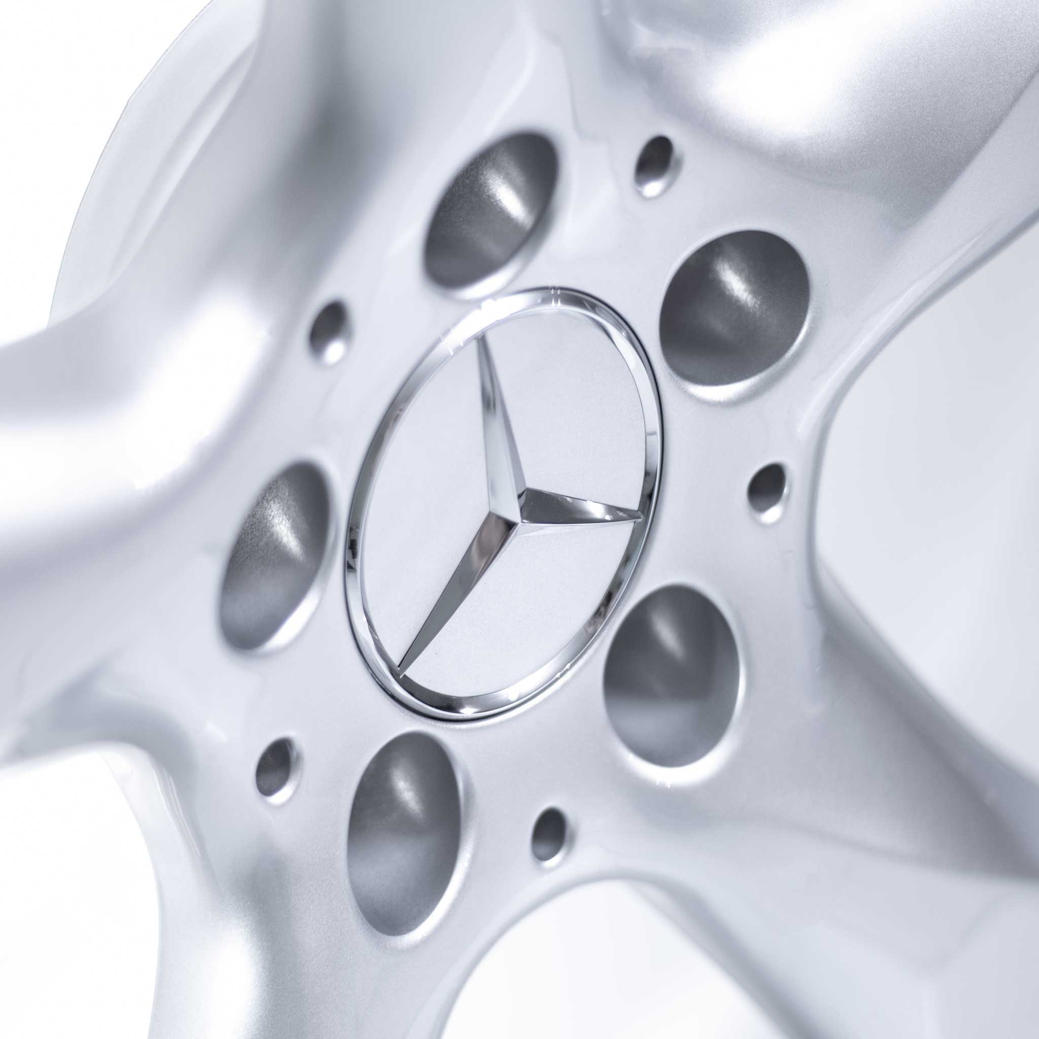 Mercedes 5 Spoke [218-19] Titanium Silver Alloy Wheel Product Image #5