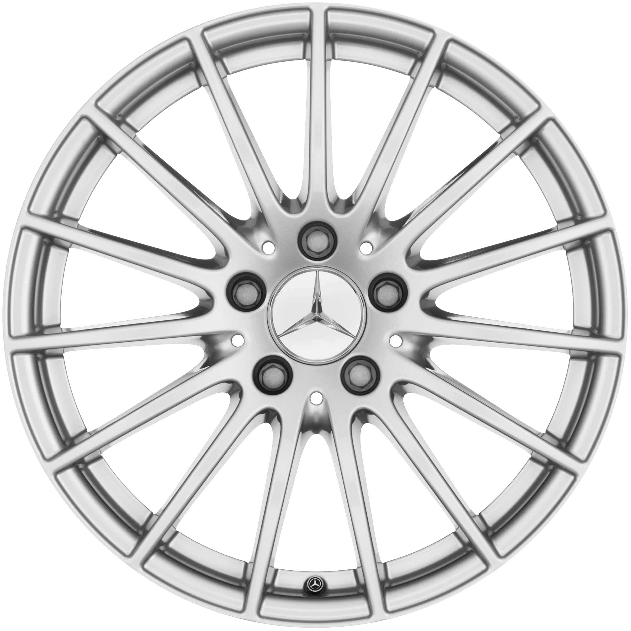 Mercedes Multispoke [218-17] Vanadium Silver Alloy Wheel Product Image #1