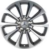 Mercedes 10 Spoke [218-18] Himalaya Grey with High Sheen Wheel Img 1
