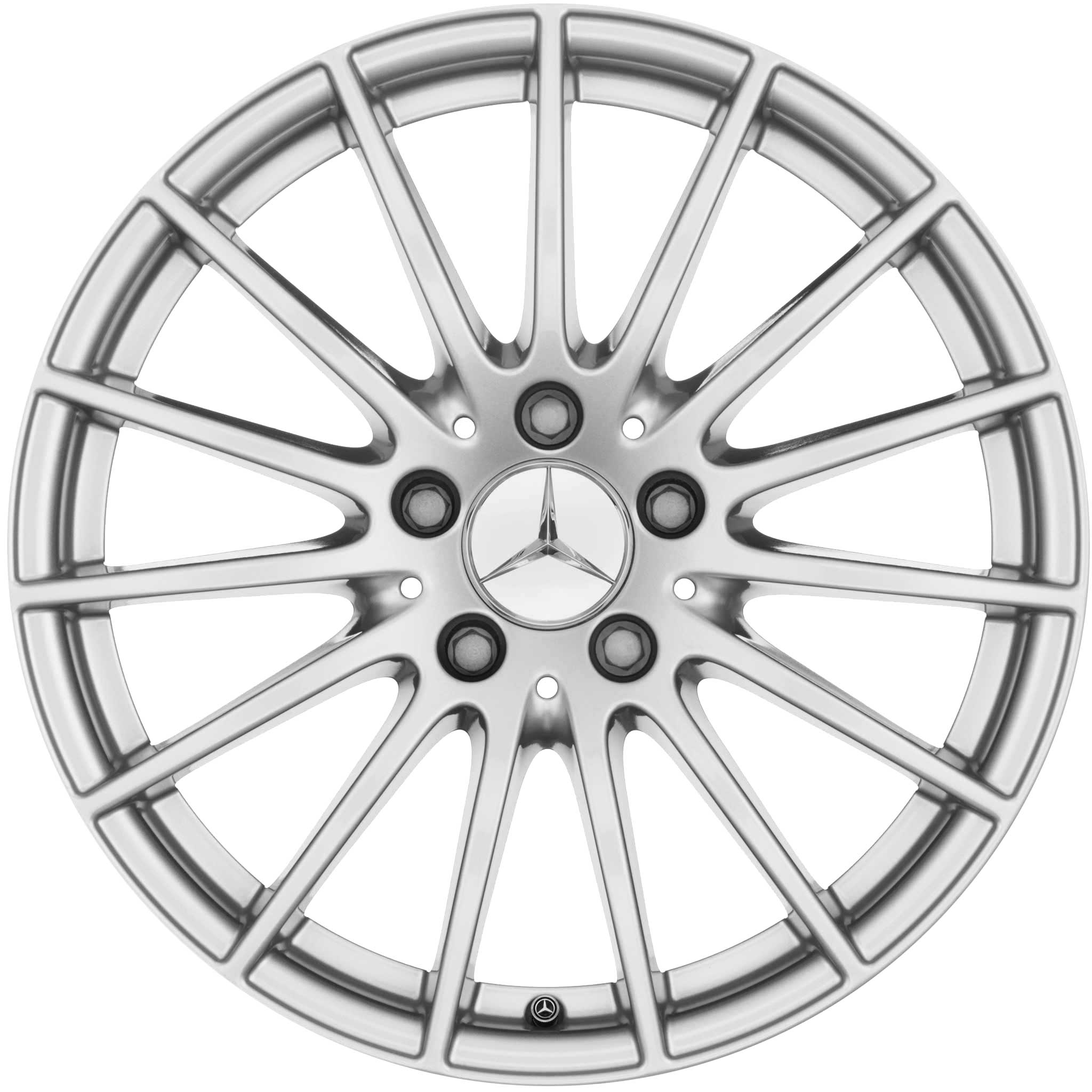 Mercedes Multispoke [218-18] Vanadium Silver Alloy Wheel Product Image #1