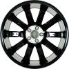 Mercedes 10 Twin Spoke [218-19] Gloss Black with High Sheen Wheel Img 3