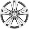 Mercedes 5 Twin Spoke [218-19] Himalaya Grey with High Sheen Wheel Img 1