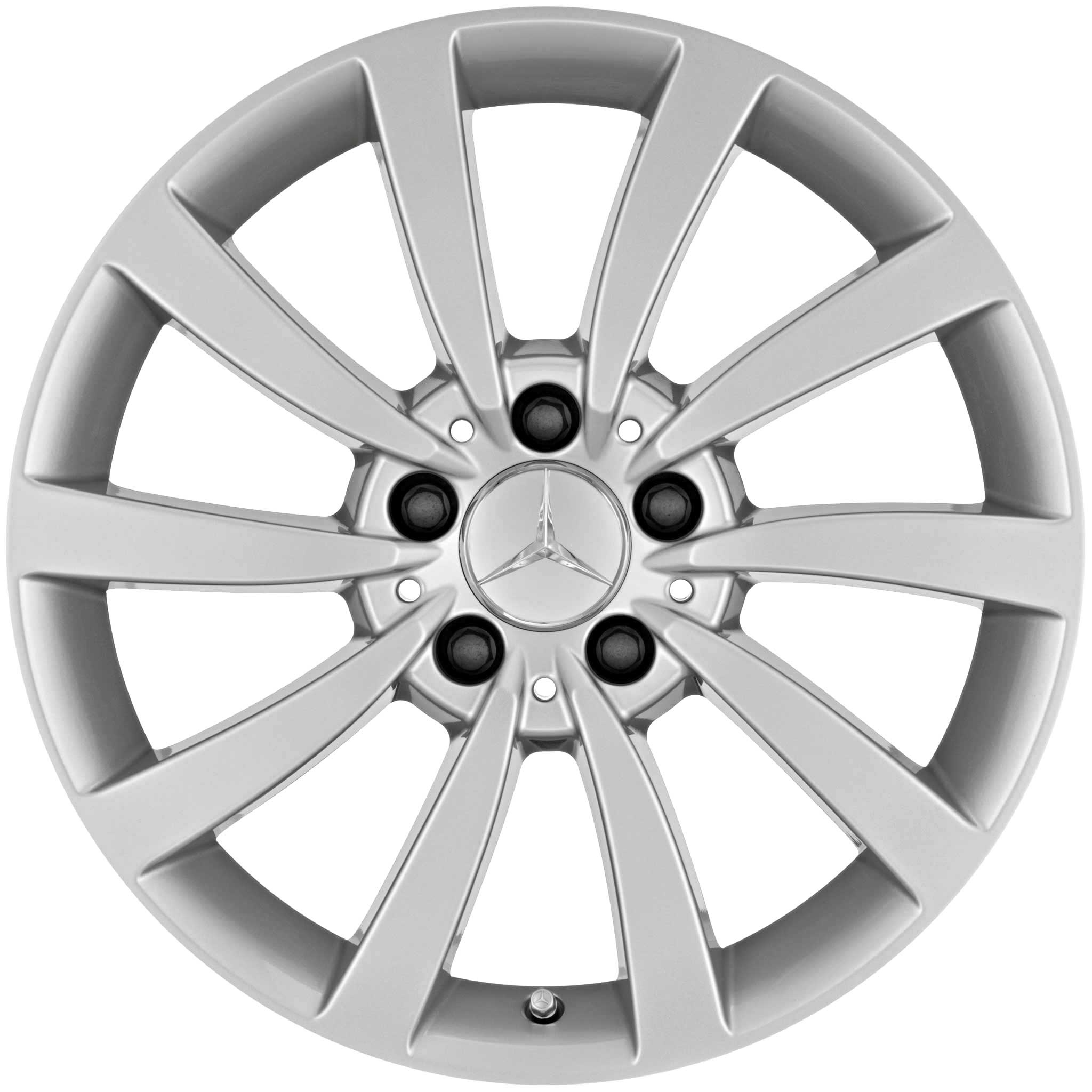 Mercedes 10 Spoke [218-17] Titanium Silver Alloy Wheel Product Image #1