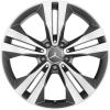 Mercedes 5 Twin Spoke [218-18] Himalaya Grey with High Sheen Wheel Img 1