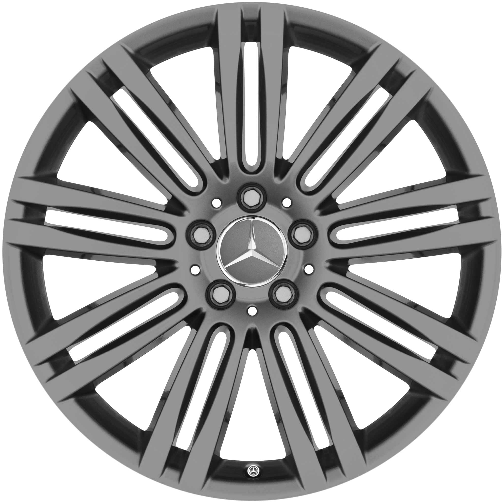 Mercedes Multispoke [218-19] Himalaya Grey Alloy Wheel Product Image #1