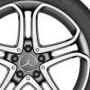 Mercedes 5 Twin Spoke [218-18] Himalaya Grey with High Sheen Wheel Img 2