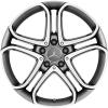 Mercedes 5 Twin Spoke [218-18] Himalaya Grey with High Sheen Wheel Img 1