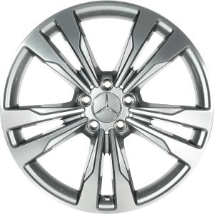 Mercedes 5 Twin Spoke [218-19] Himalaya Grey with High Sheen Alloy Wheel for Mercedes CLS C218 - Sizes 19in