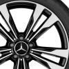 Mercedes 5 Twin Spoke [218-19] Gloss Black with High Sheen Wheel Img 2