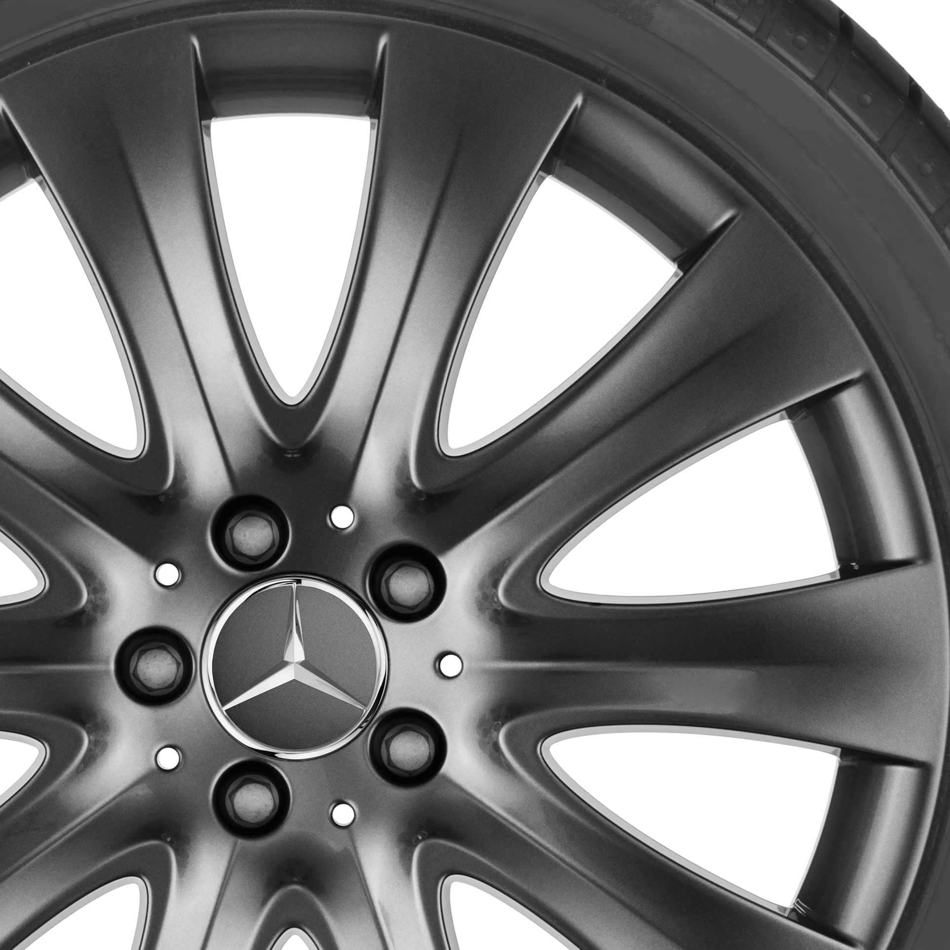 Mercedes 10 Spoke [218-19] Himalaya Grey Alloy Wheel Product Image #2