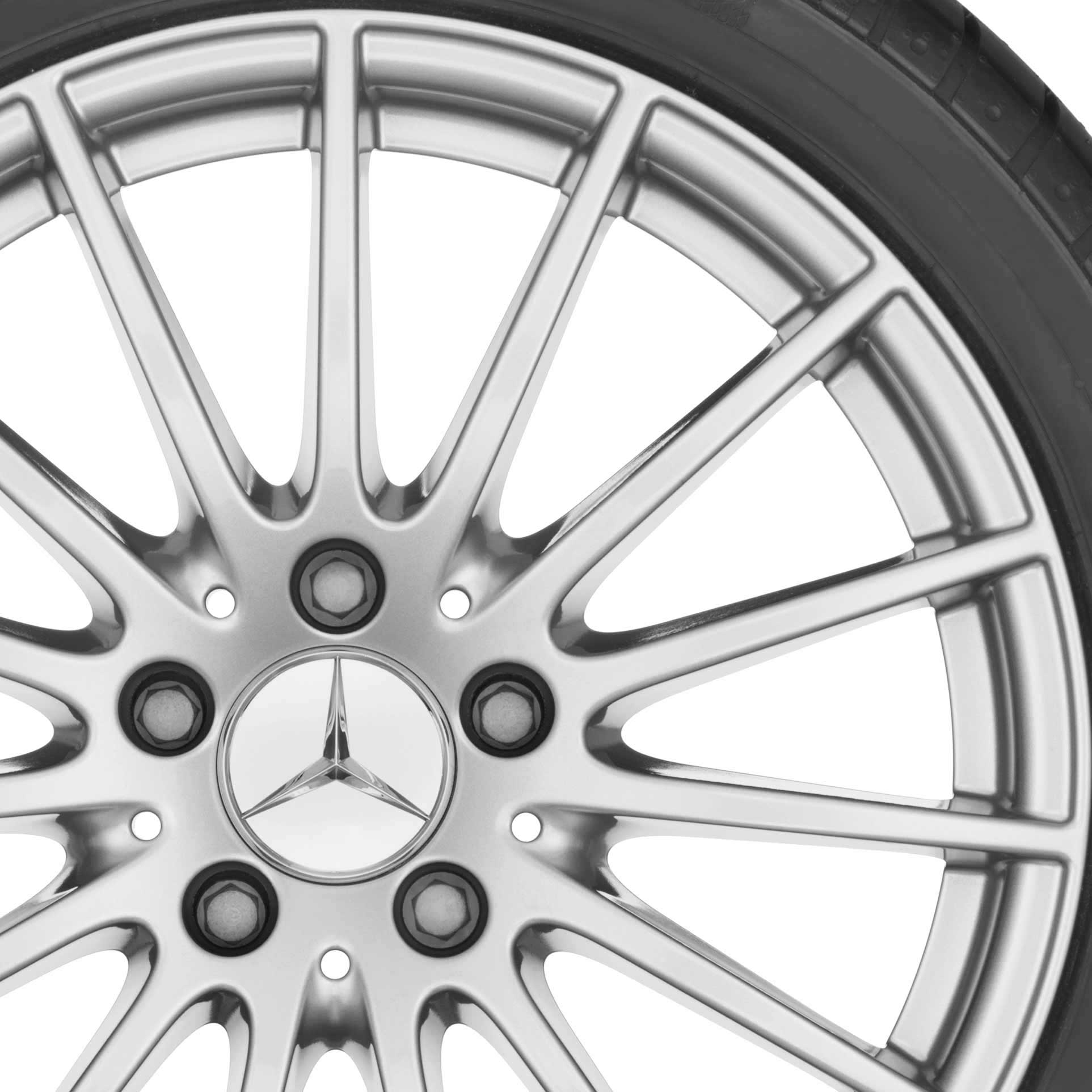 Mercedes 15 Spoke [222-17] Vanadium Silver Alloy Wheel Product Image #2