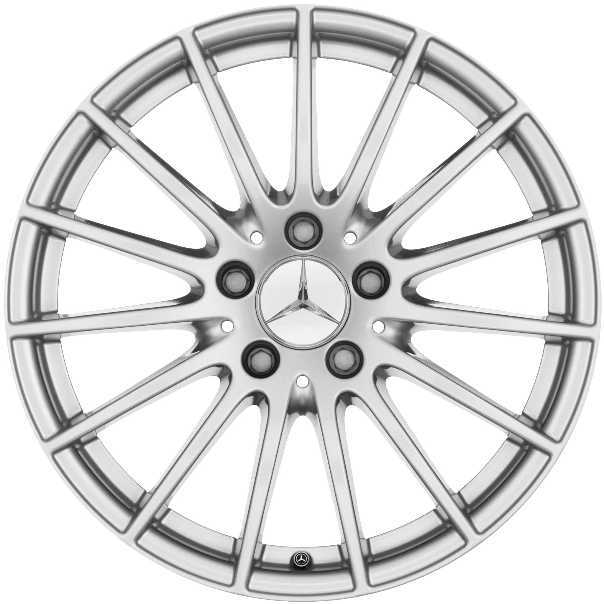 Mercedes 15 Spoke [222-17] Vanadium Silver Alloy Wheel Product Image #1