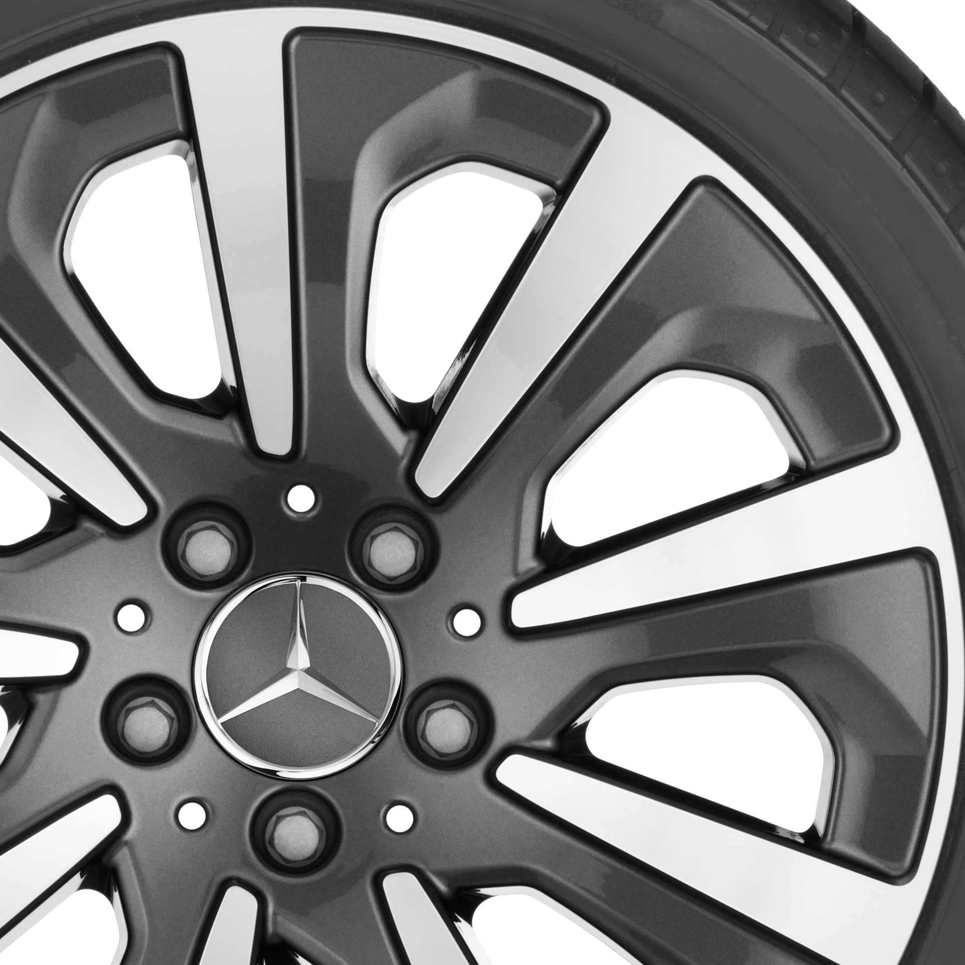 Mercedes 9 Spoke [222-17] Tremolite Metallic with High Sheen Alloy Wheel Product Image #2